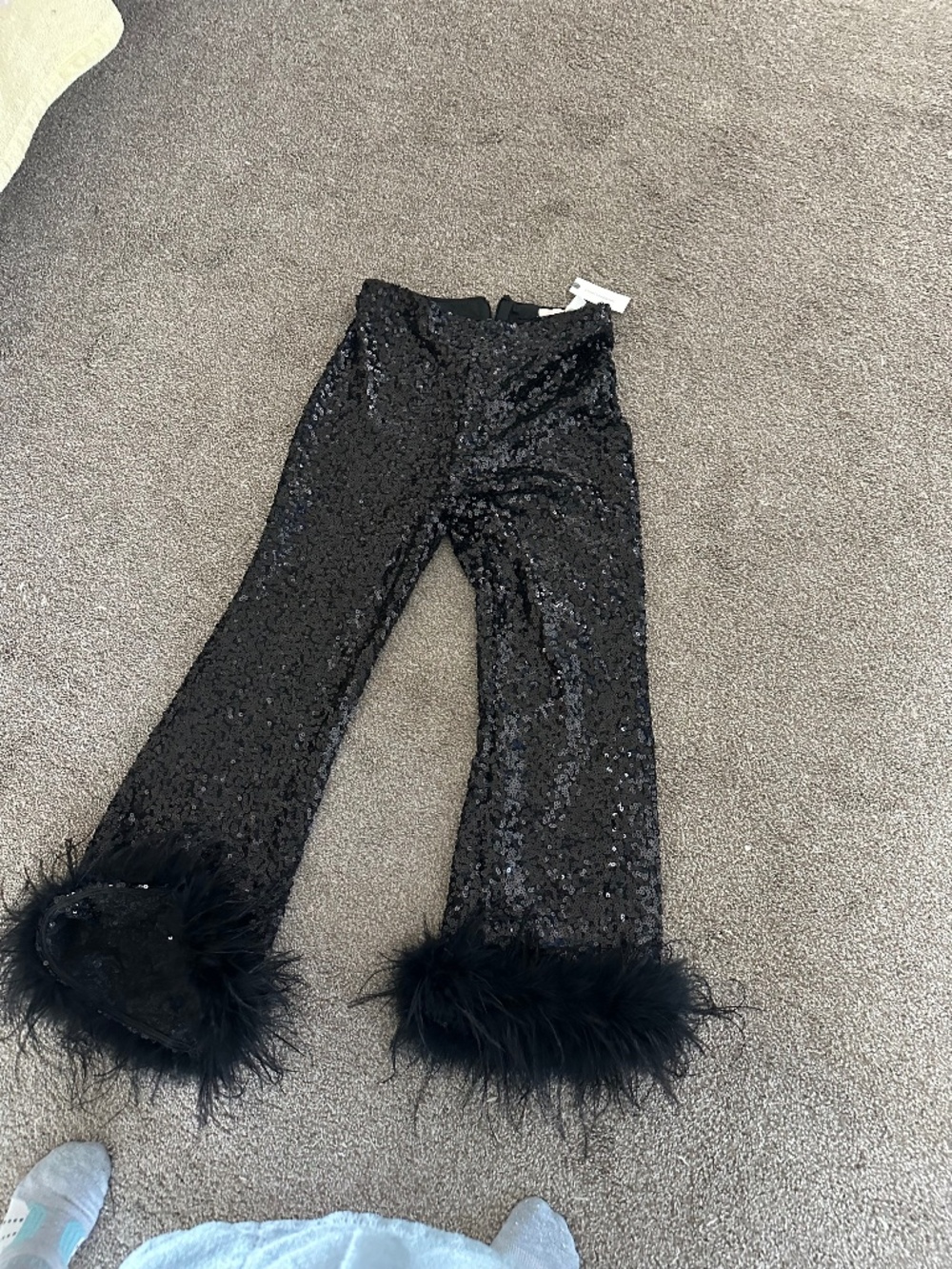 Anthropology sequined pants! Size 4. Unique HTF